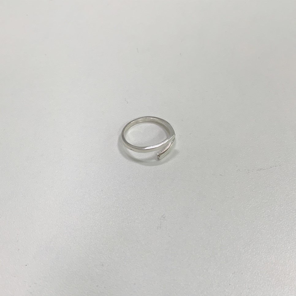 Minimal plain bangle ring