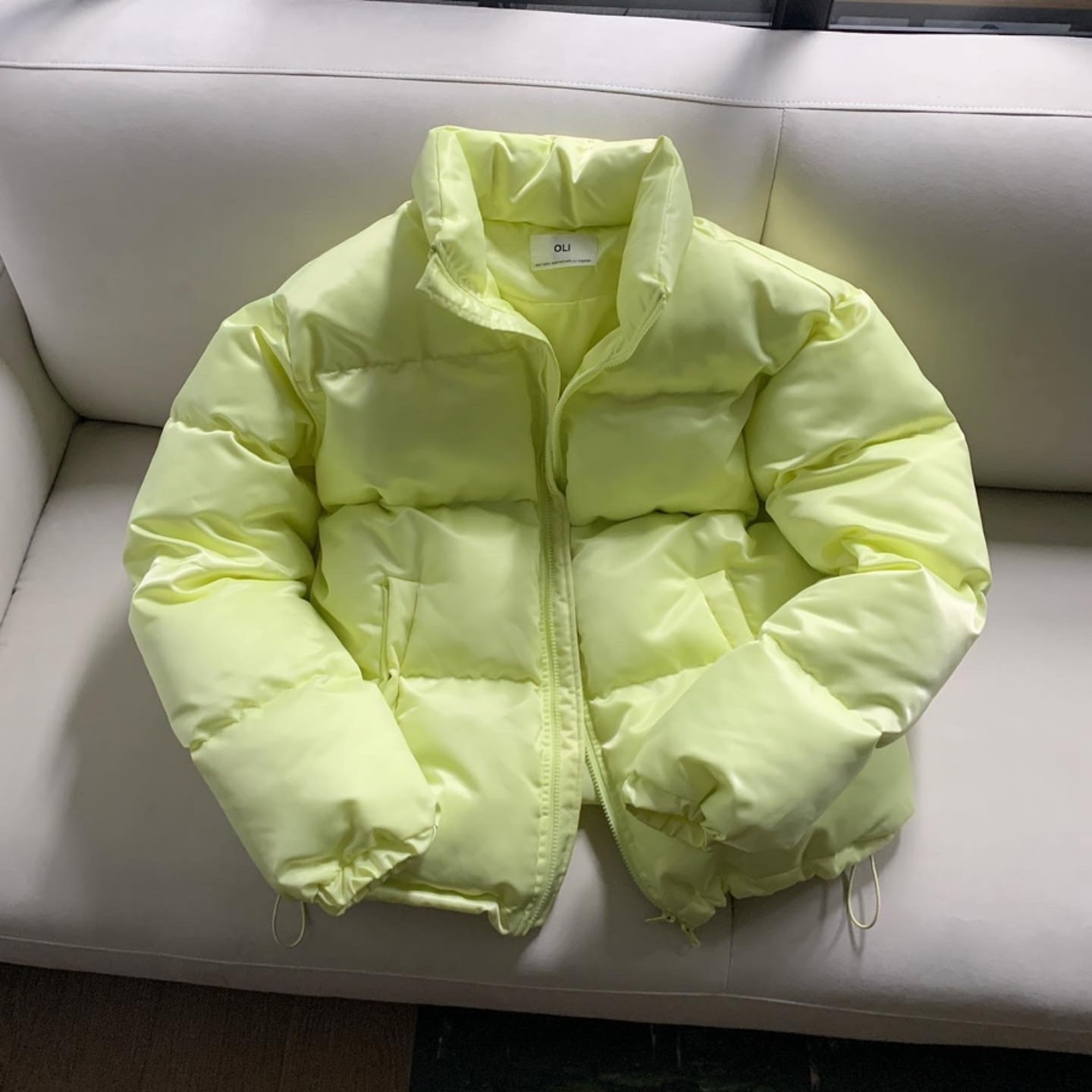 UNIQUE GLOSSY PADDING-3(lime)[MADE]