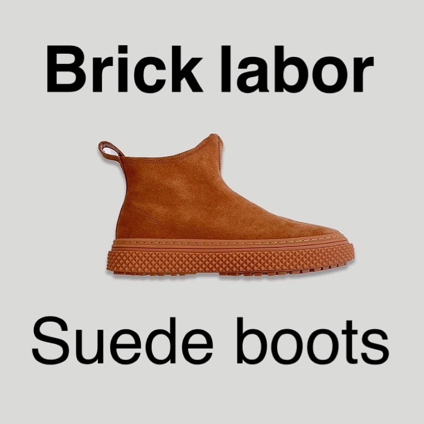 Brick labor suede boots[시즌 마지막 재입고]