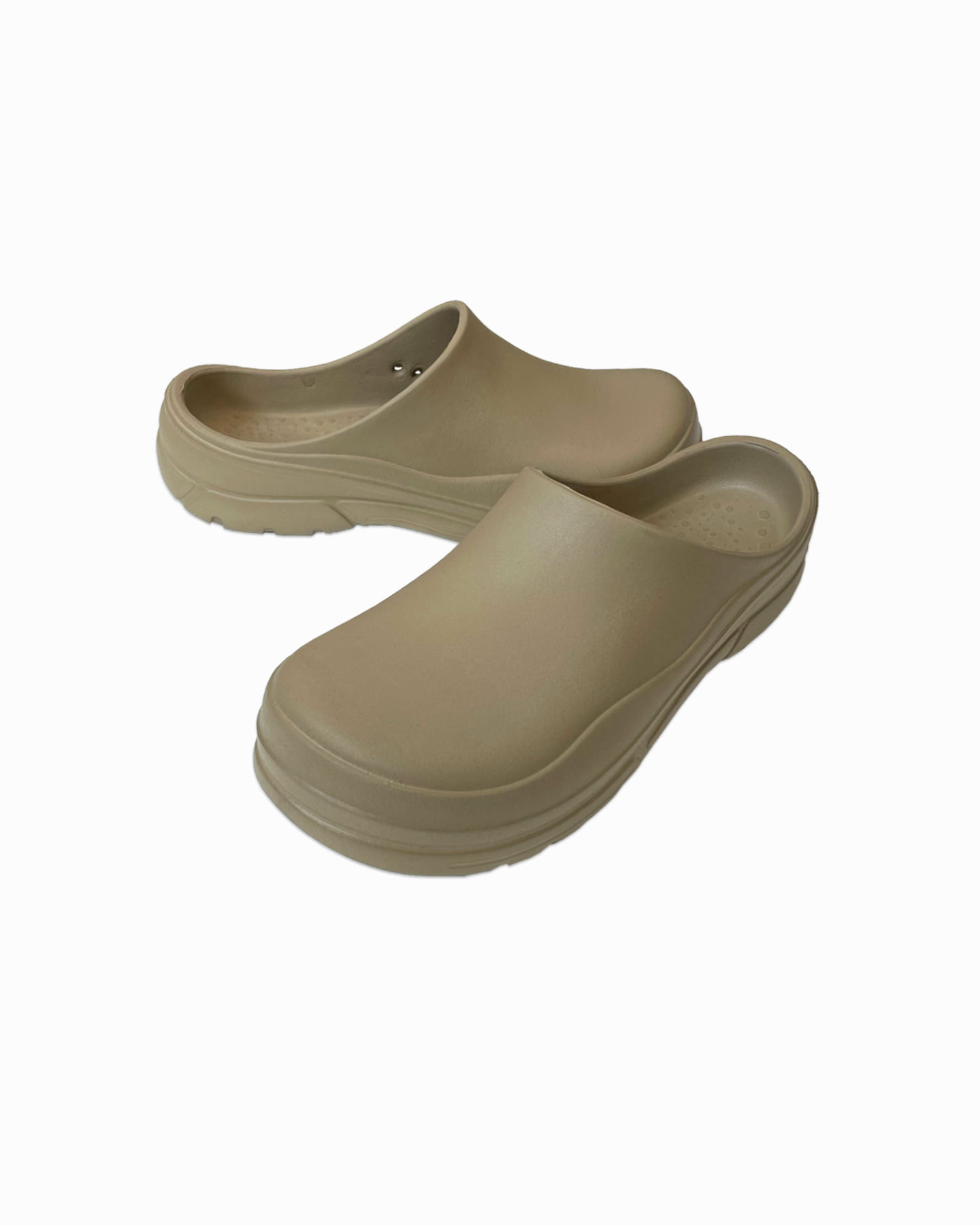 Sh rounded shape rubber clog